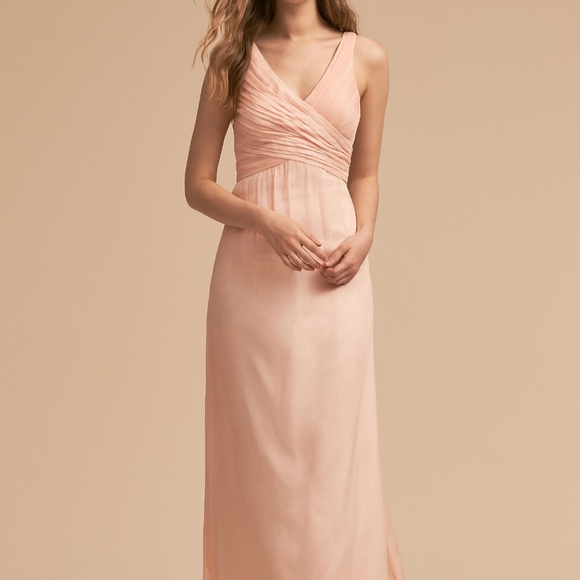 NEW Anthropologie BHLDN Blush Angie Dress